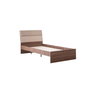 Hanah Home Milano Somier Individual Blanco y Marrón